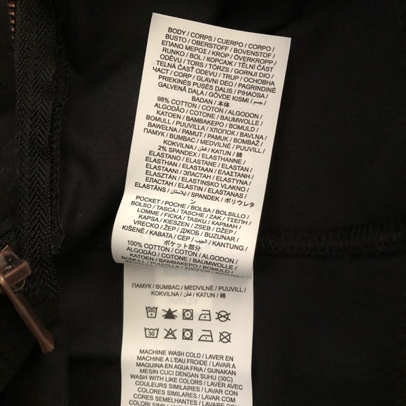 Hurley Sueded Zip Jumper Dress Black - Picture 10 of 10